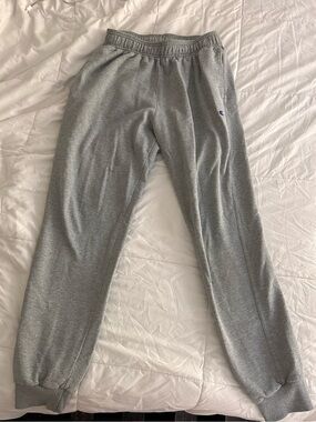 Champion Men’s Grey Elastic Waist Jogger Sweatpants Size Medium